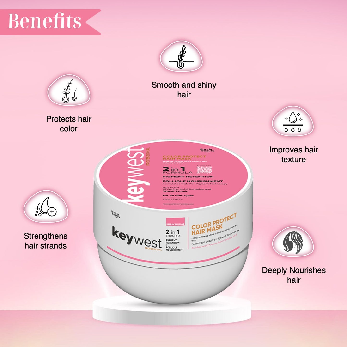 Keywest Professional Color Protect Hair Mask 200gm