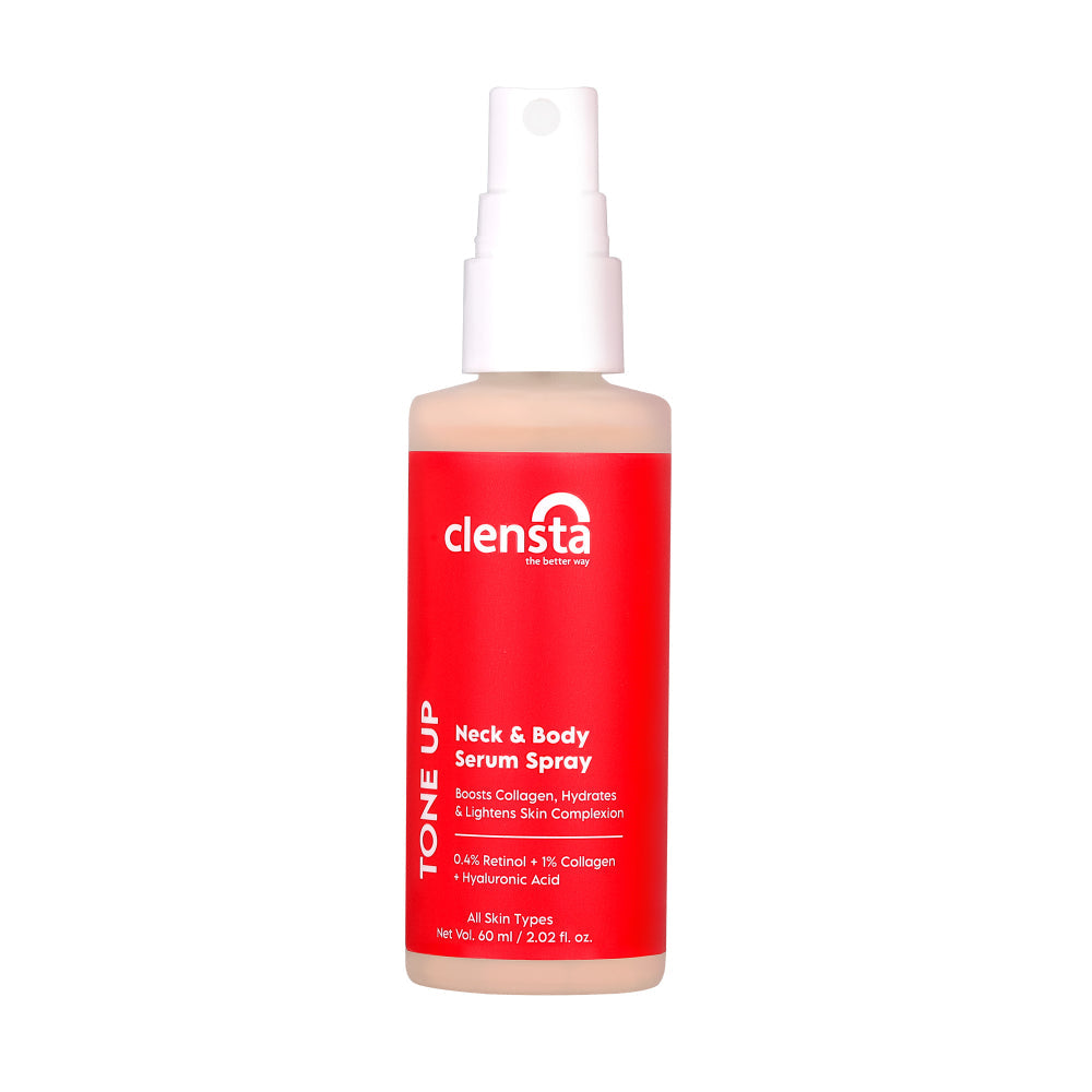 Clensta Tone Up Neck And Body Serum Spray (60ml)