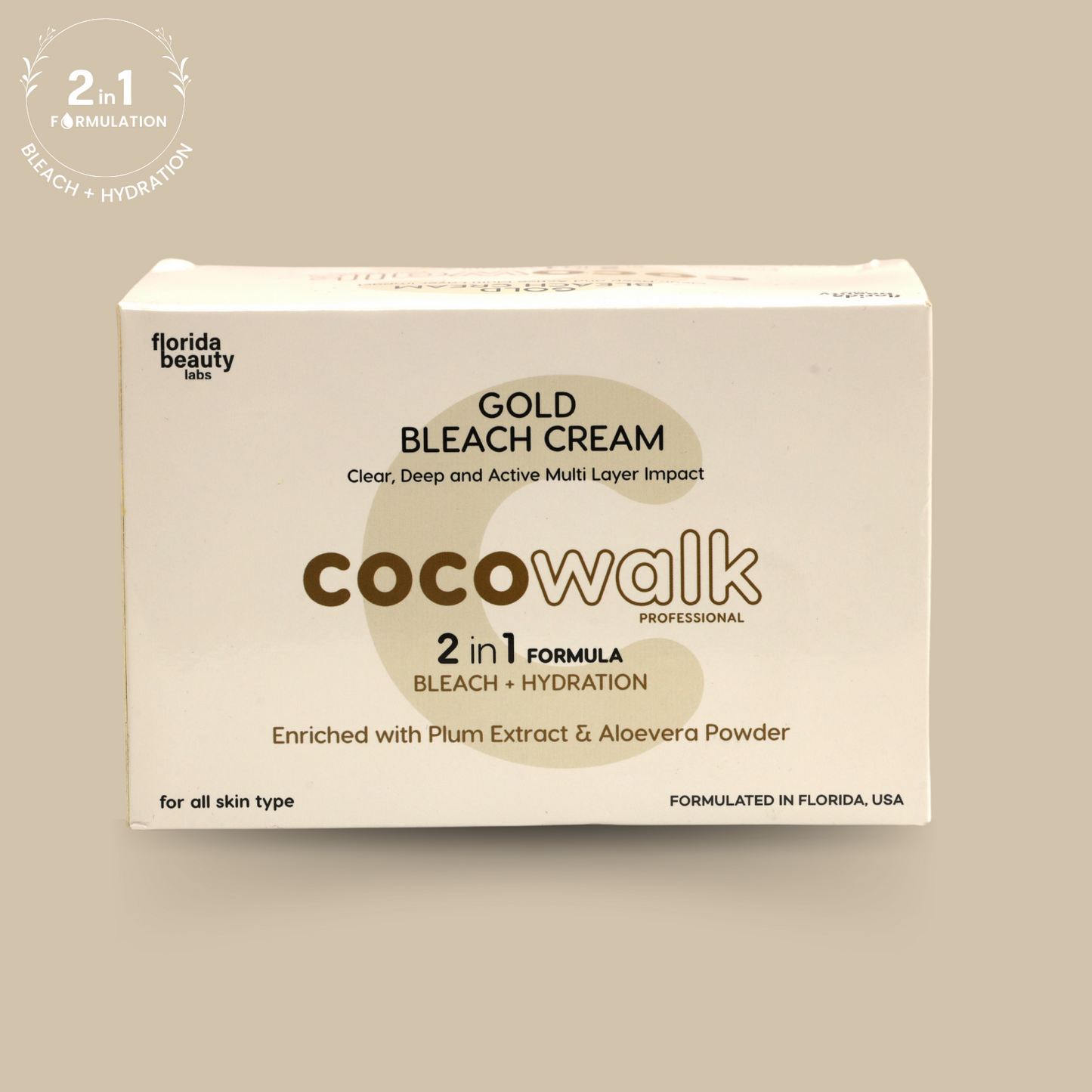 Co.Co.Walk Professional Gold Bleach Cream (300gm)
