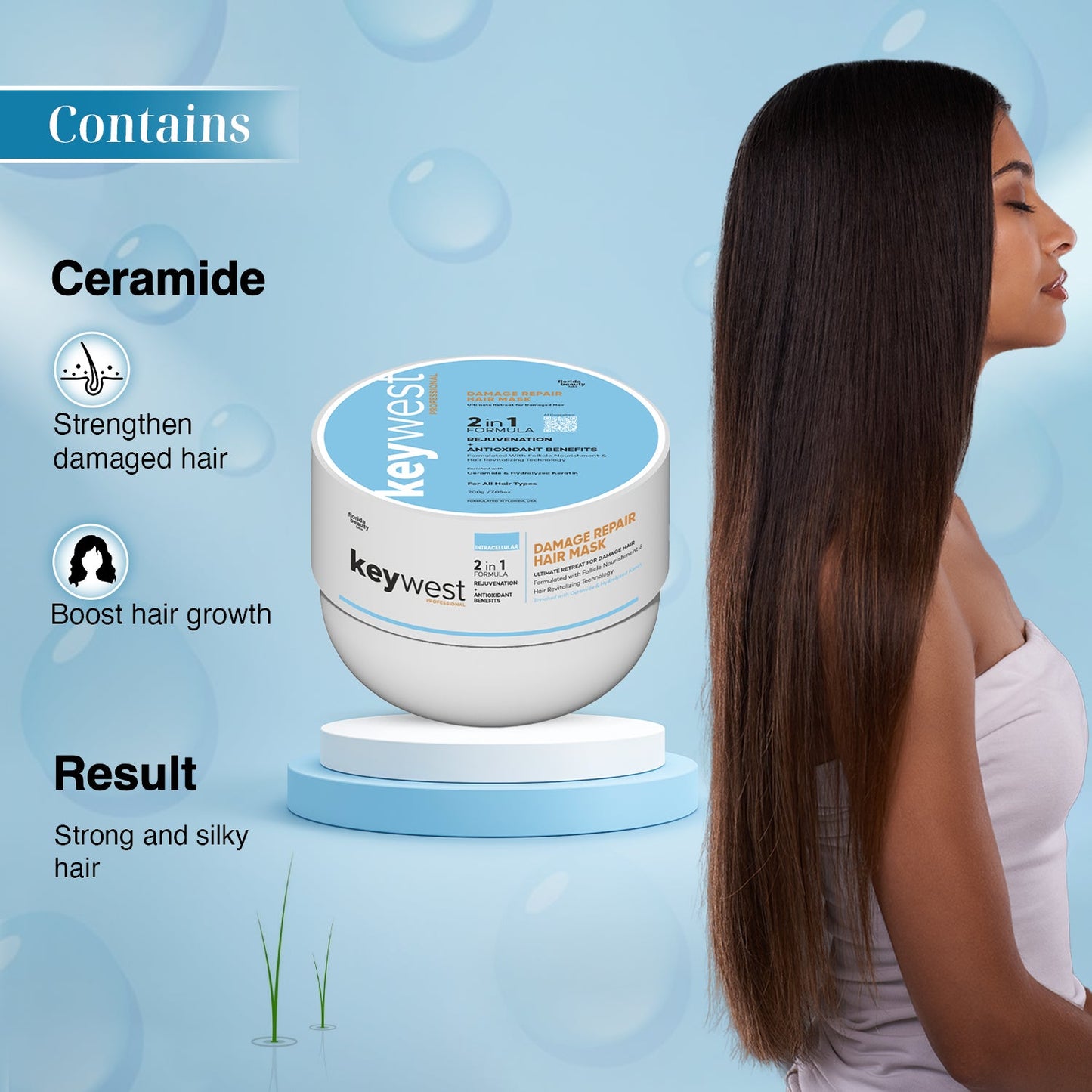 Keywest Professionals Damage Repair Hair Mask (200gm)