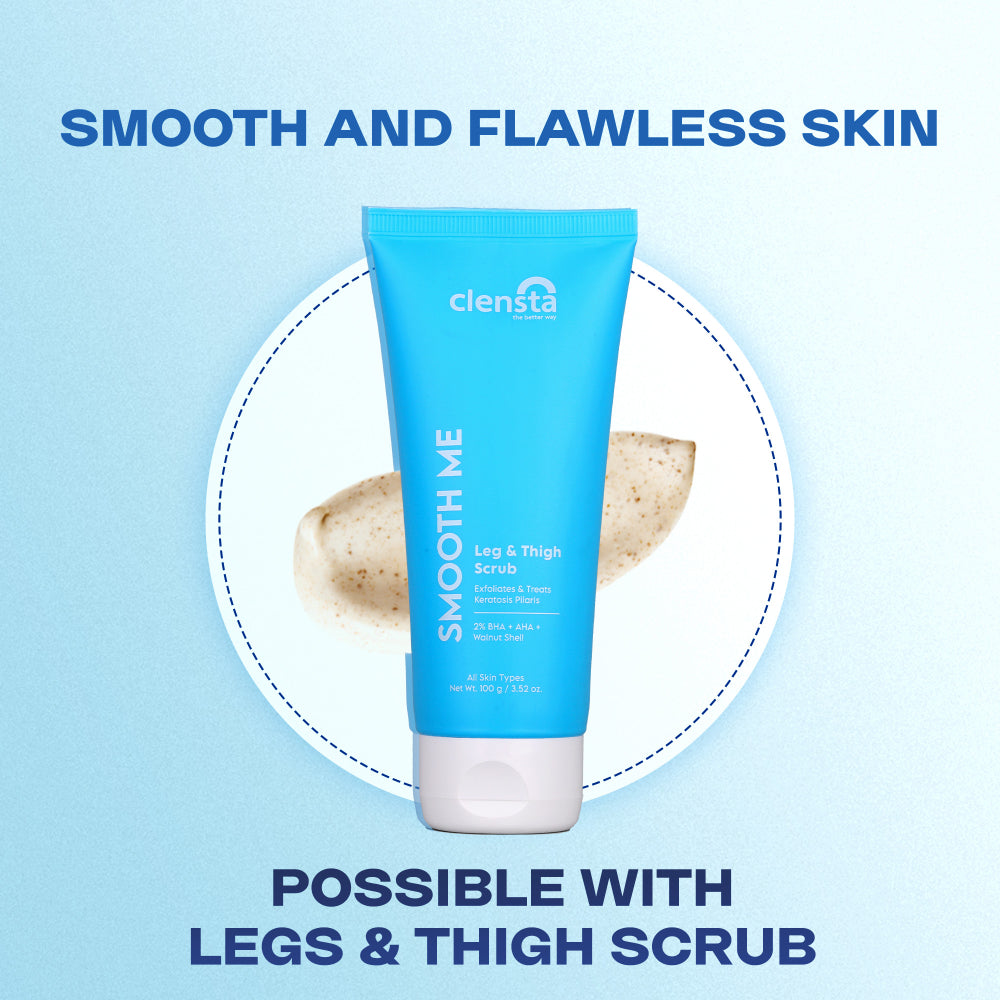 Clensta Smooth Me Legs And Thigh Scrub (100gm)