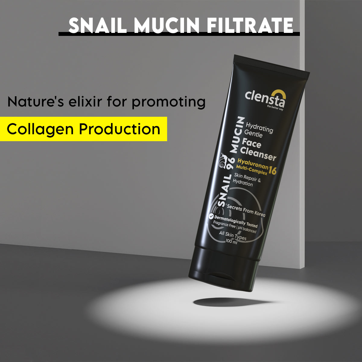 Clensta Clensta Snail 96 Mucin Face Wash 100G