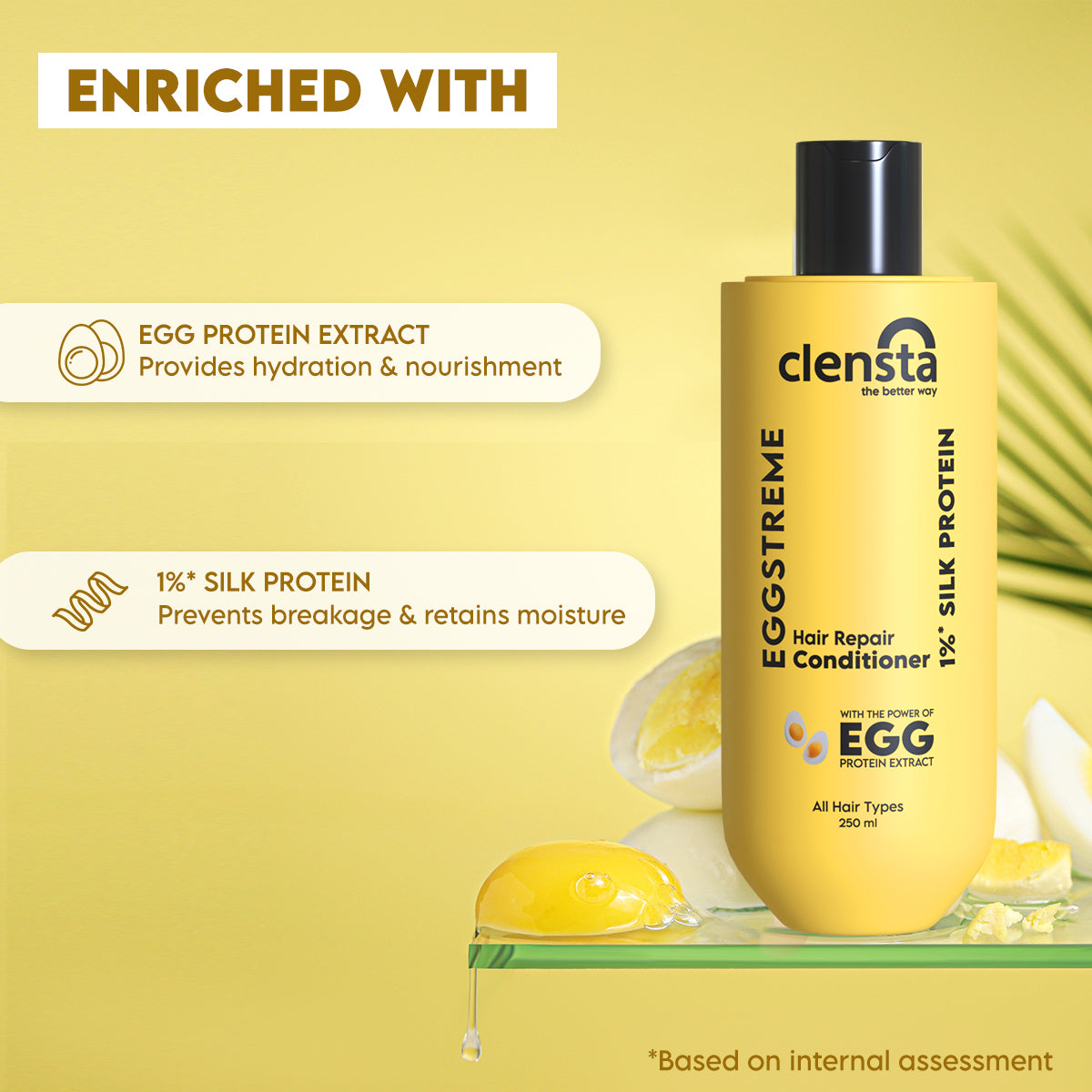 Clensta Eggstreme Repair Hair Conditioner (250ml)