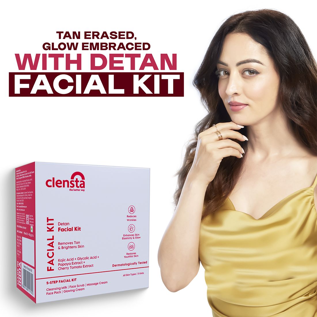 Clensta Detan Facial Kit