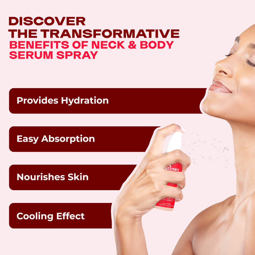 Clensta Tone Up Neck And Body Serum Spray (60ml)