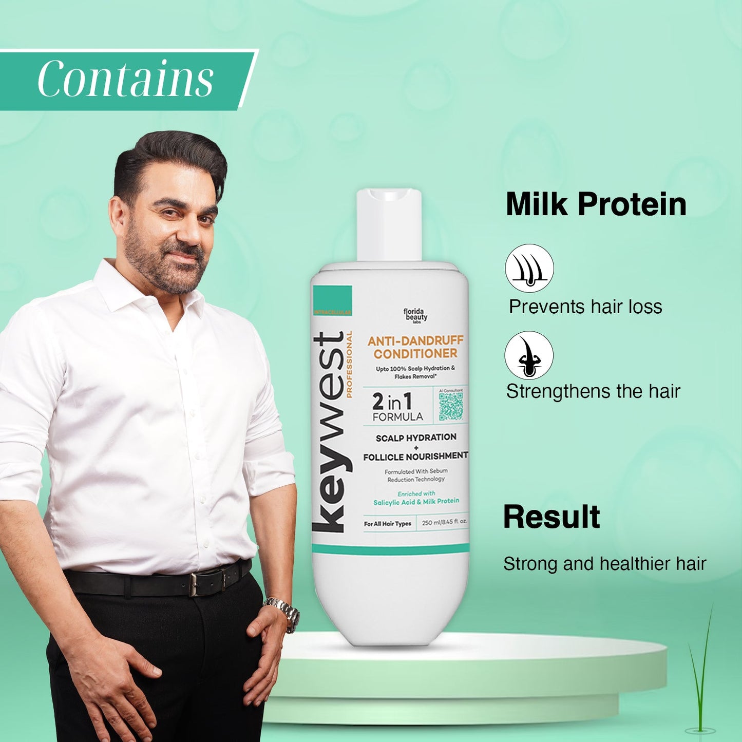 Keywest Professional Anti-Dandruff Conditioner (250ml)