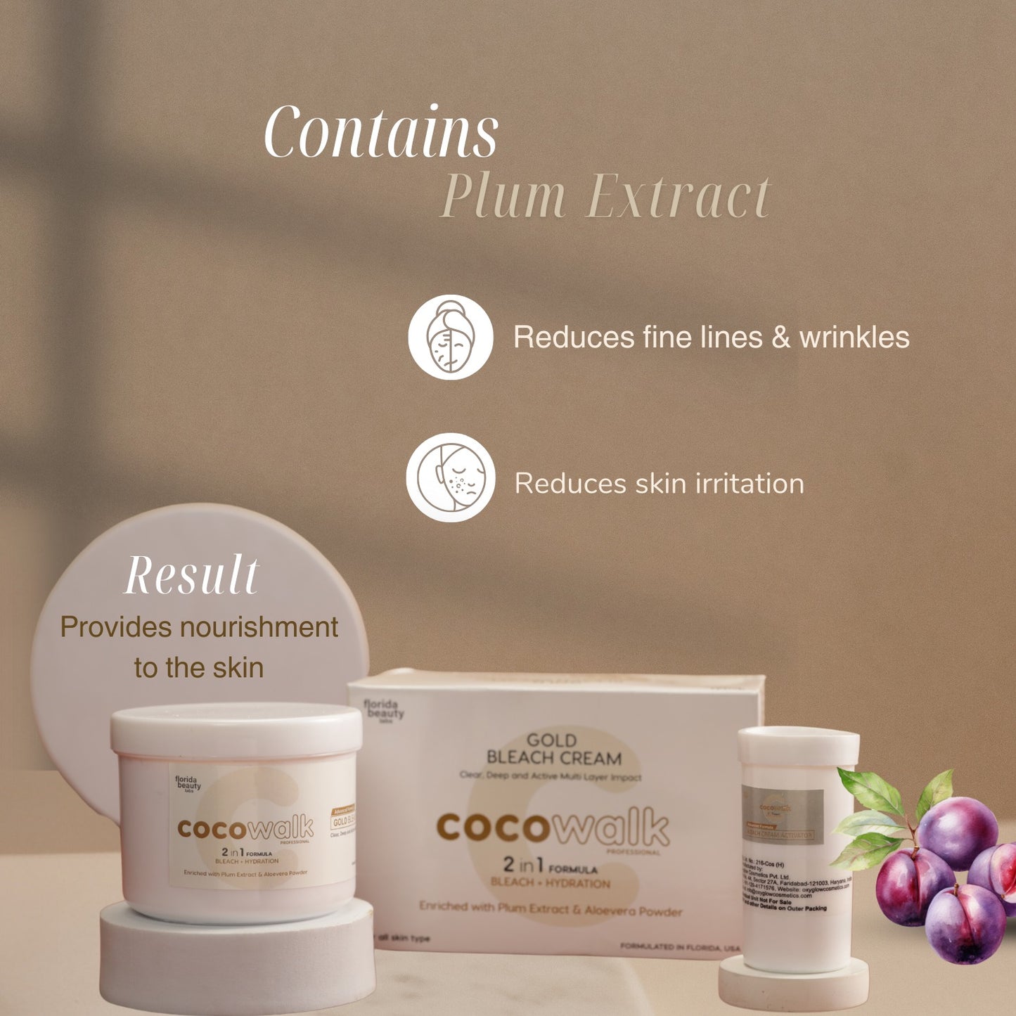 Co.Co.Walk Professional Gold Bleach Cream (300gm)