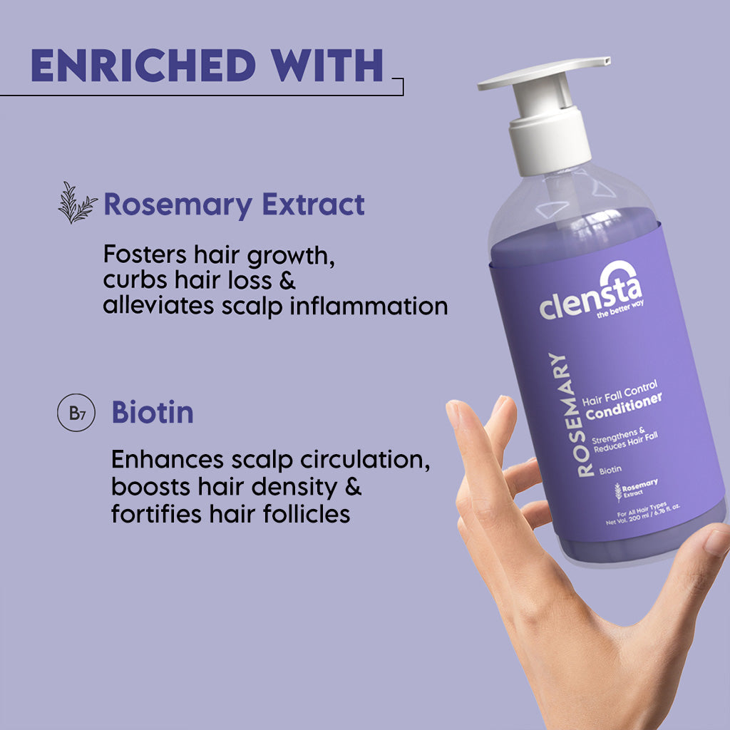 Clensta Rosemary Hair Fall Control Conditioner (200ml)