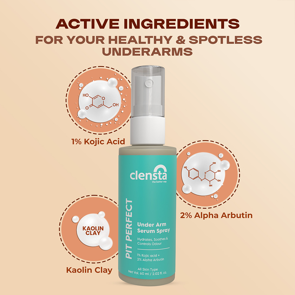 Clensta Pit Perfect Under Arm Serum Spray (60ml)