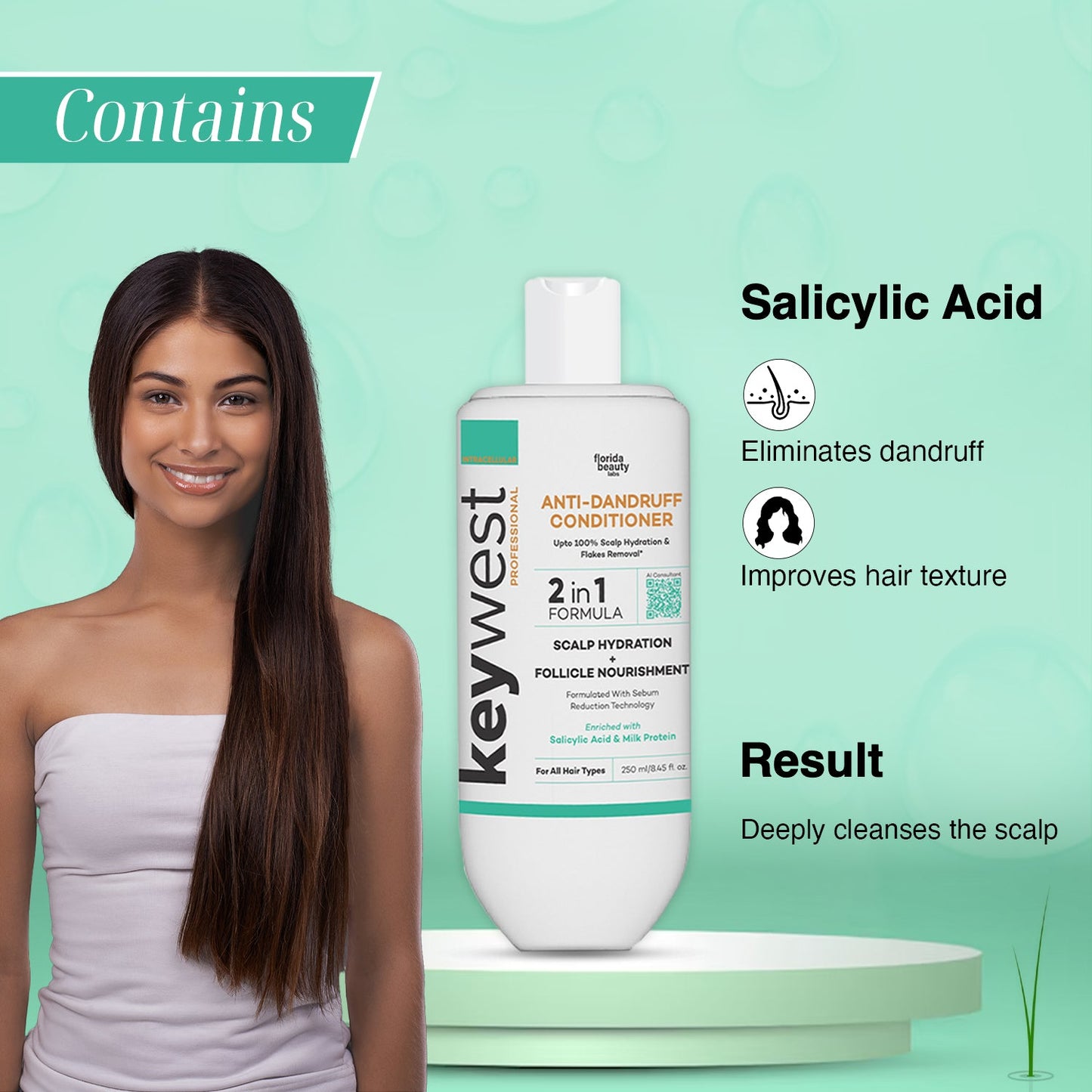 Keywest Professional Anti-Dandruff Conditioner (250ml)