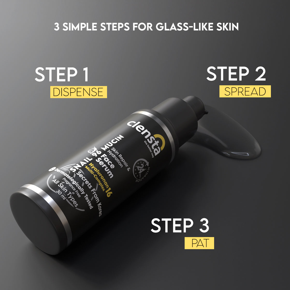 Clensta Snail 96 Mucin Face Serum (30ml)