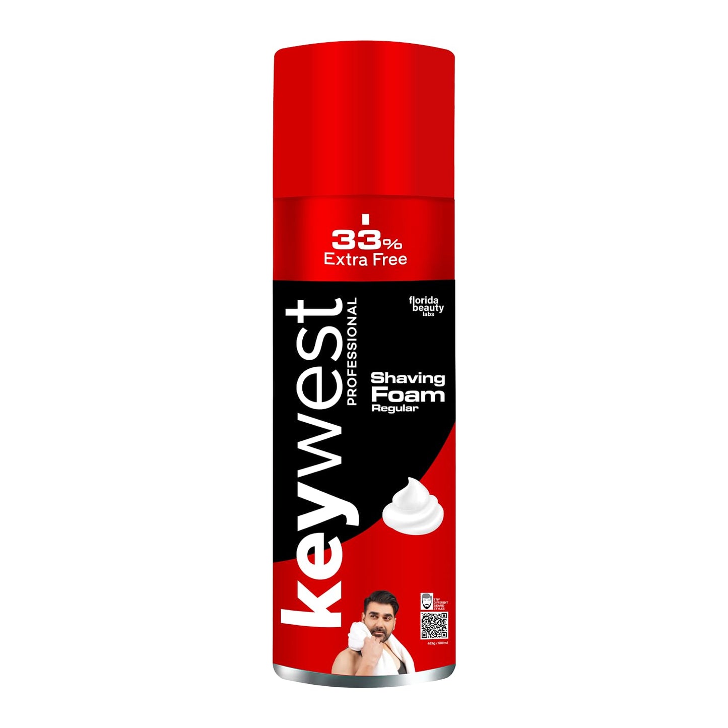 Keywest Regular Pre Shaving Foam for Men (482gm)