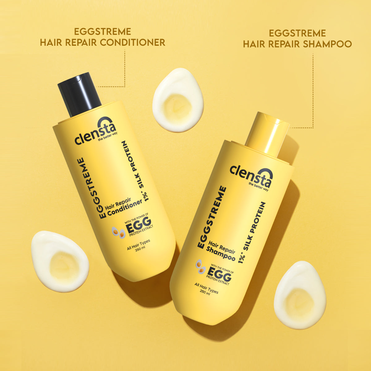 Clensta Eggstreme Repair Hair Shampoo (250ml)