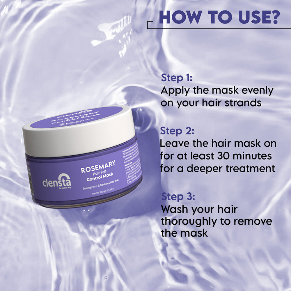 Clensta Rosemary Hair Growth Mask (100gm)