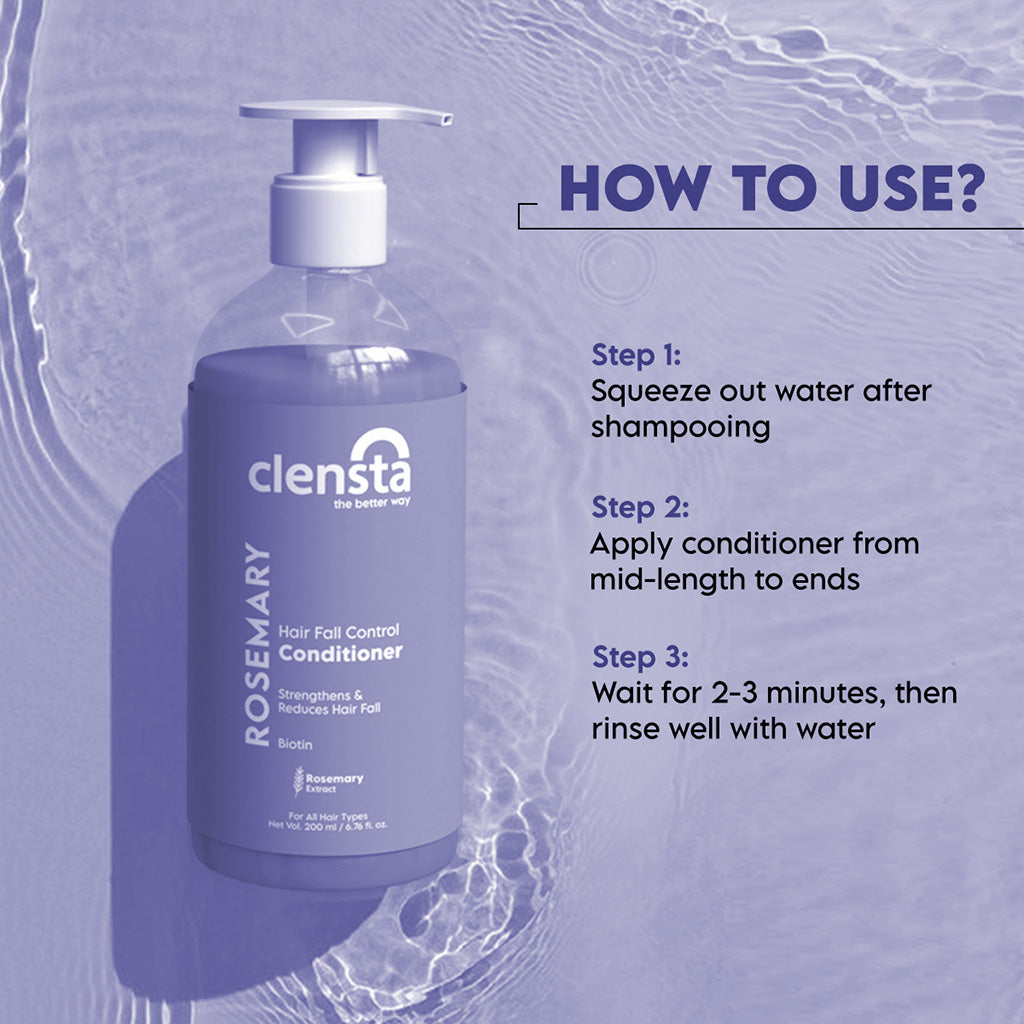 Clensta Rosemary Hair Fall Control Conditioner (200ml)