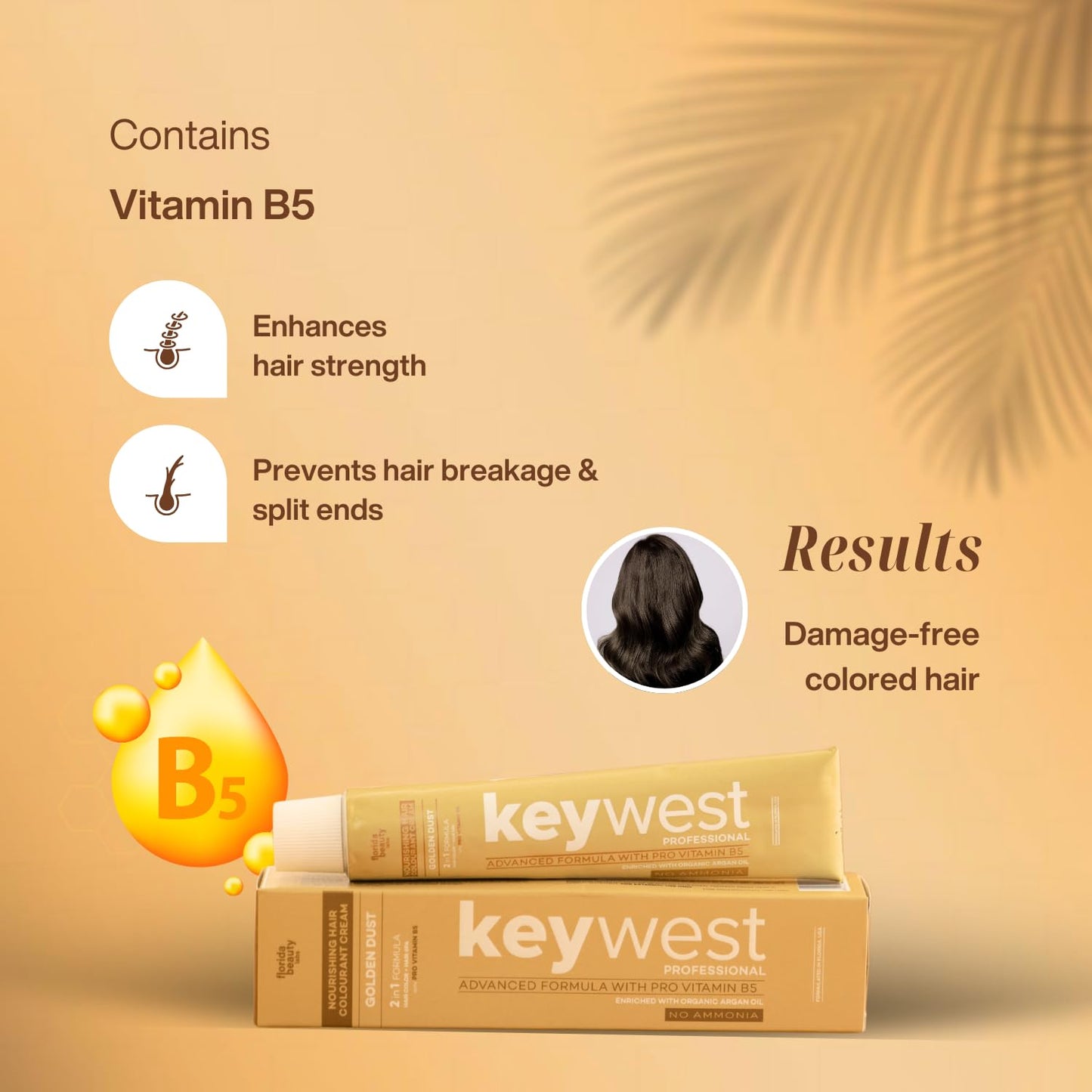 Keywest Professional Golden Dust Hair Color (80gm) Ammonia free