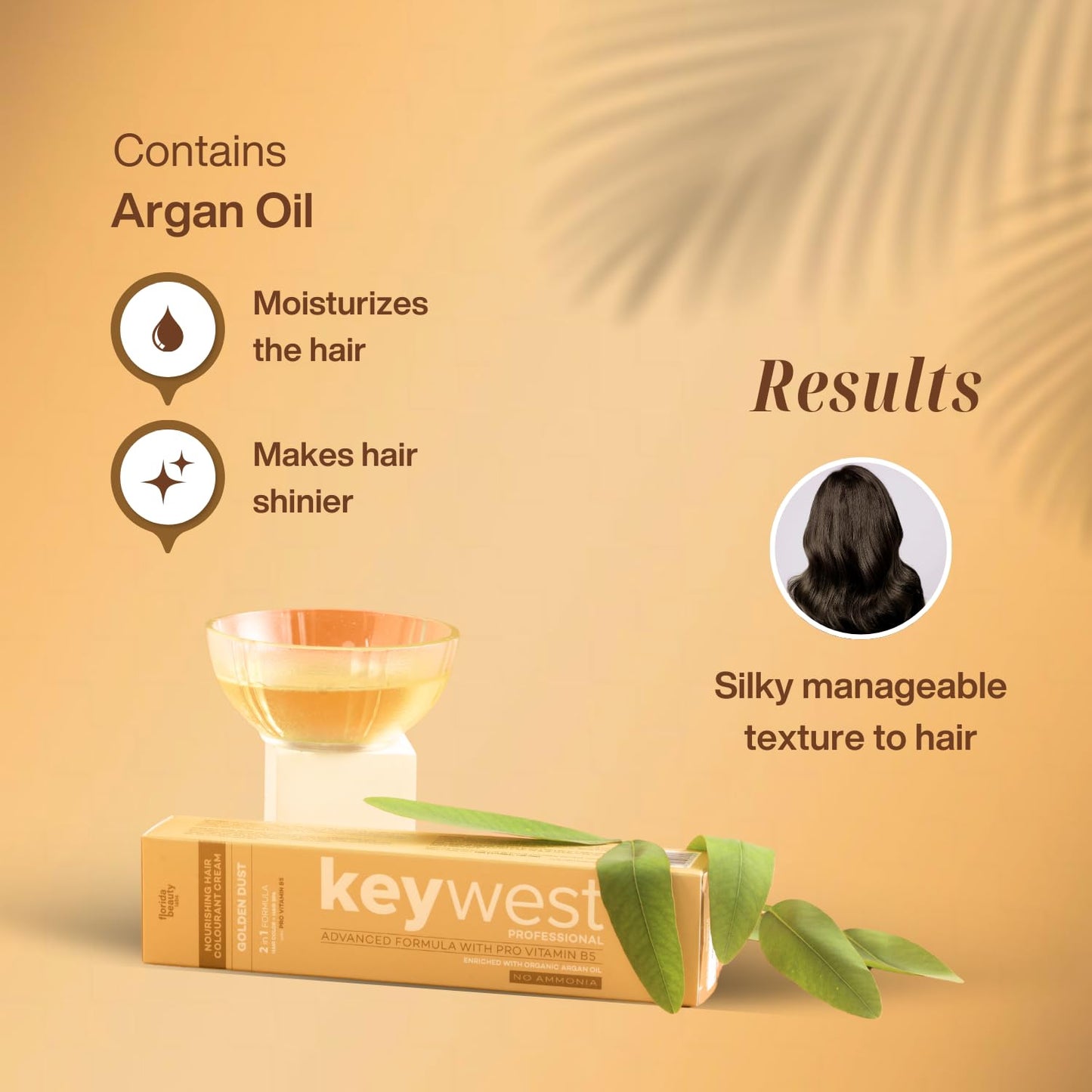 Keywest Professional Golden Dust Hair Color (80gm) Ammonia free