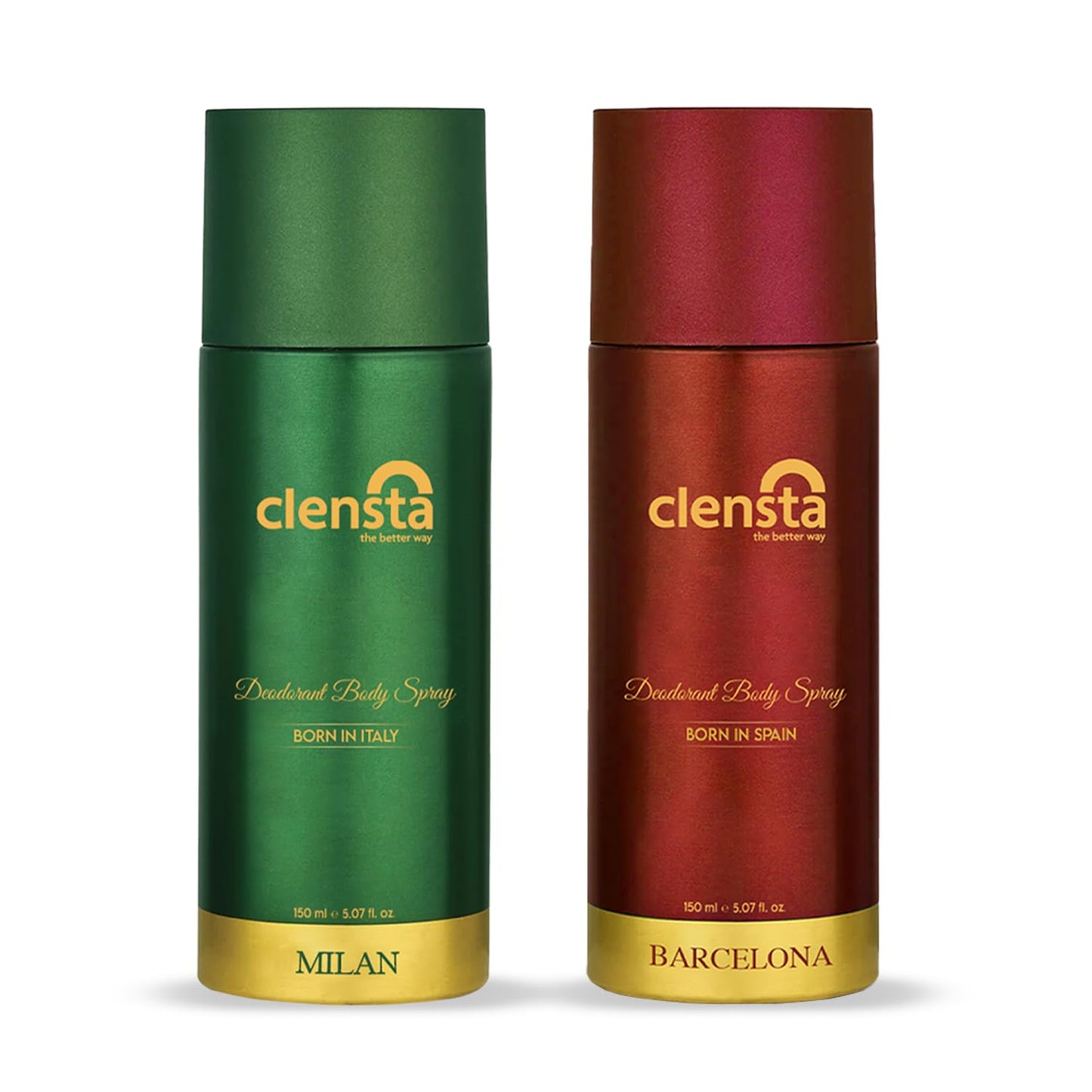 Clensta Deodorant for Men (Pack of 2) - 150ml