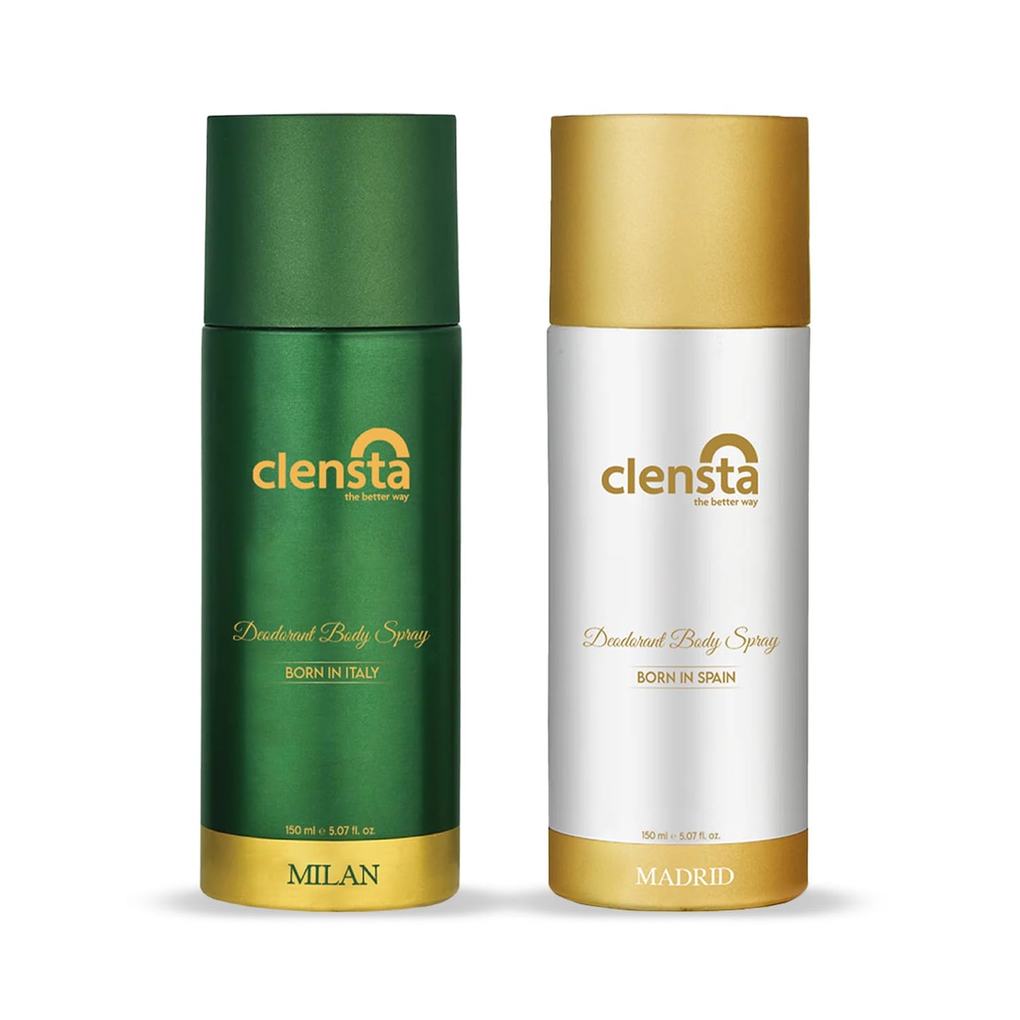 Clensta Deodorant for Men (Pack of 2) - 150ml