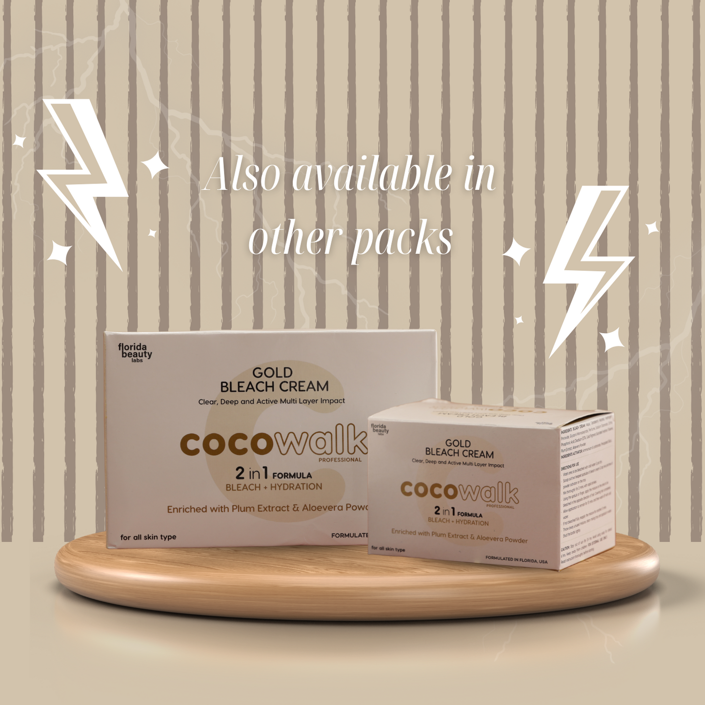 Co.Co.Walk Professional Gold Bleach Cream (300gm)