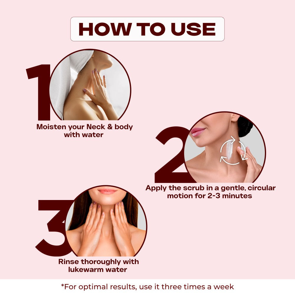 Clensta Tone Up Neck And Body Scrub (100gm)