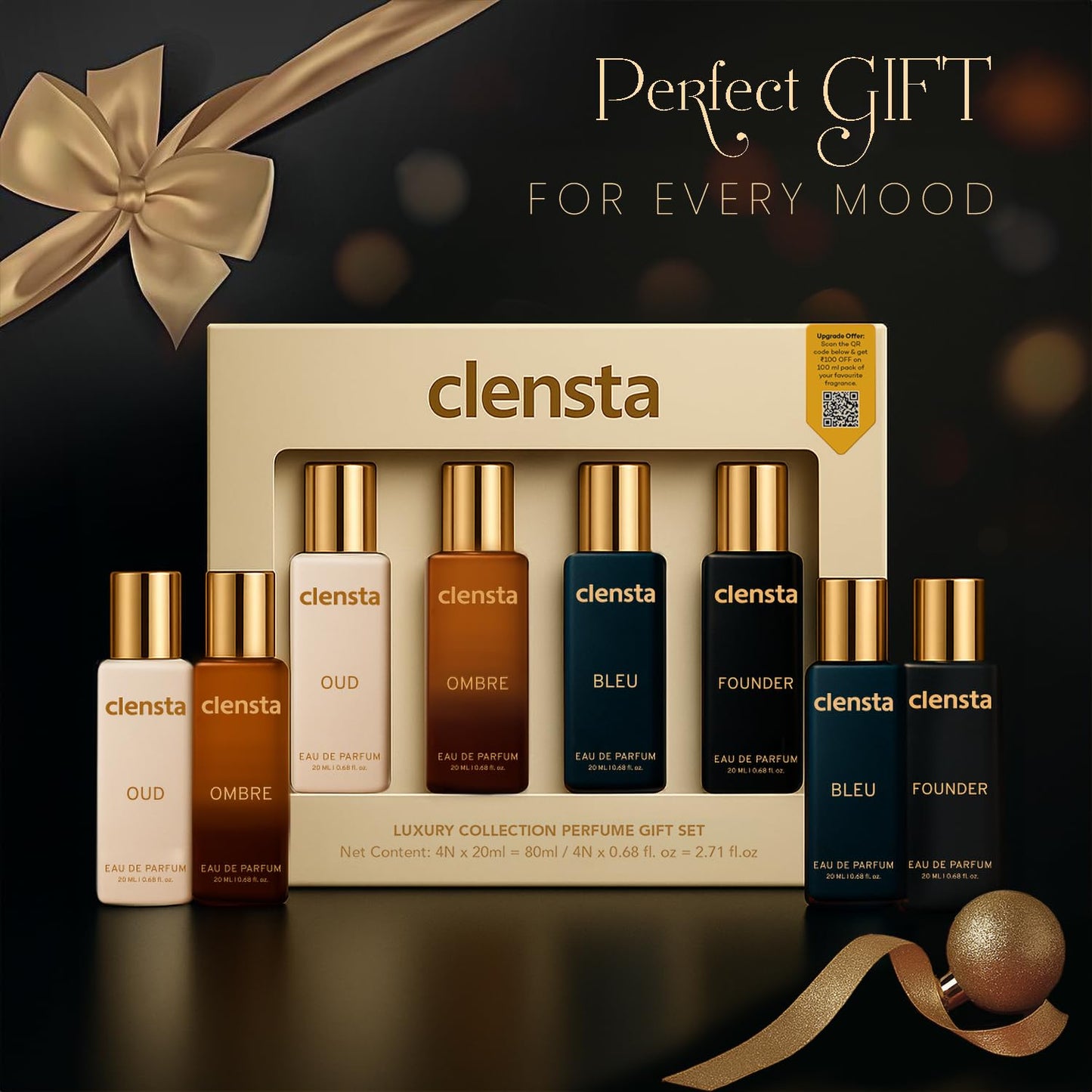 Clensta Luxury Eau De Parfum (Pack of 4) - 20ml