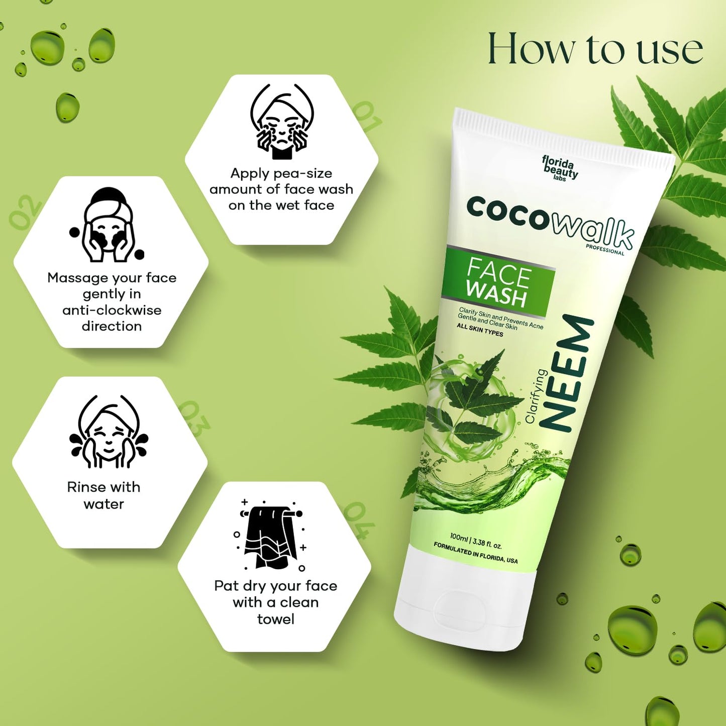 Cocowalk Clarifying Neem Face Wash 100ml