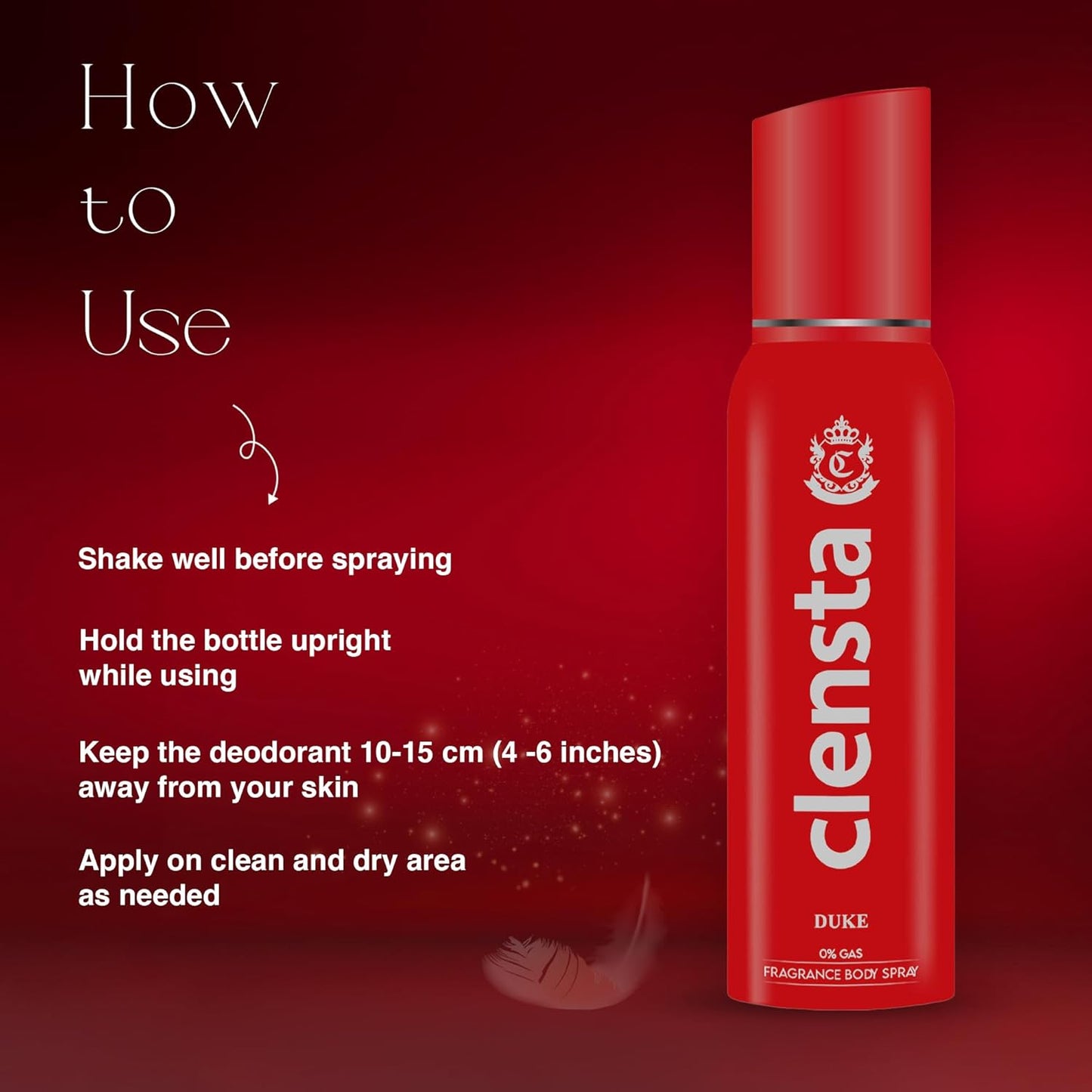 Clensta Deo Perfume (Pack of 4) - 150ml