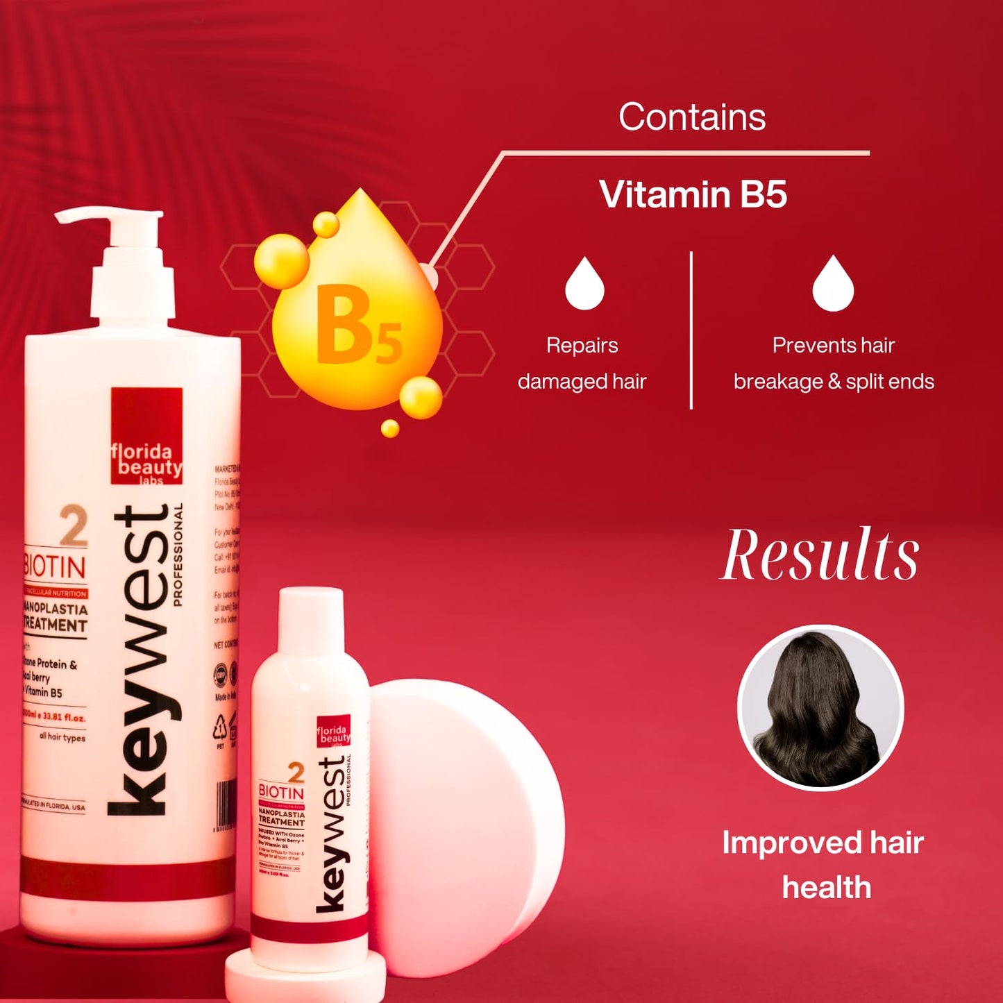 Keywest Professional Biotin Nutrition Nanoplastia Treatment (60ml)