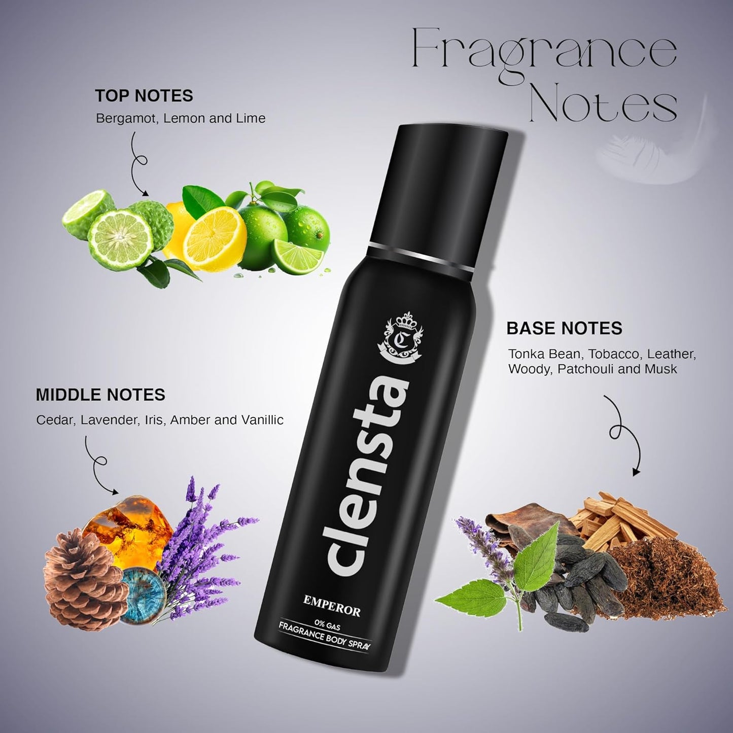 Clensta Deo Perfume (Pack of 4) - 150ml