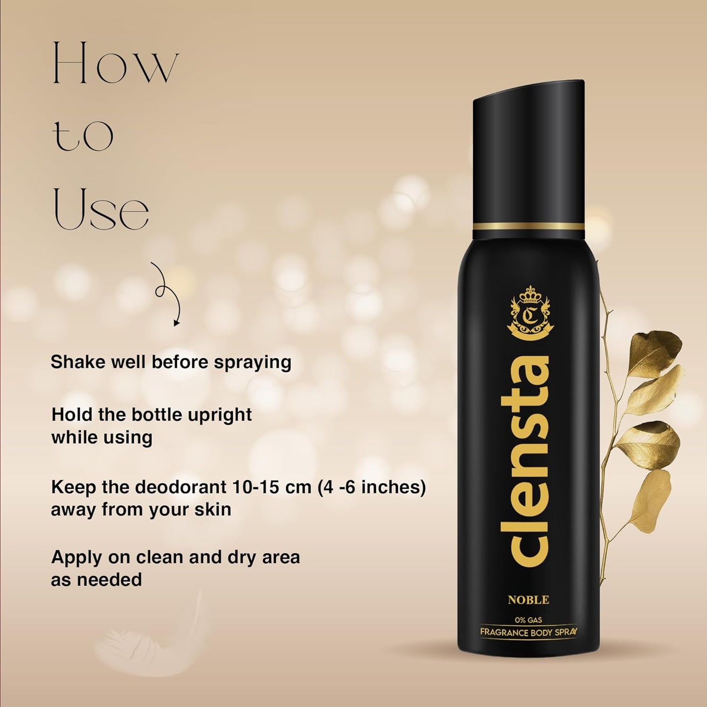 Clensta Deo Perfume (Pack of 4) - 150ml