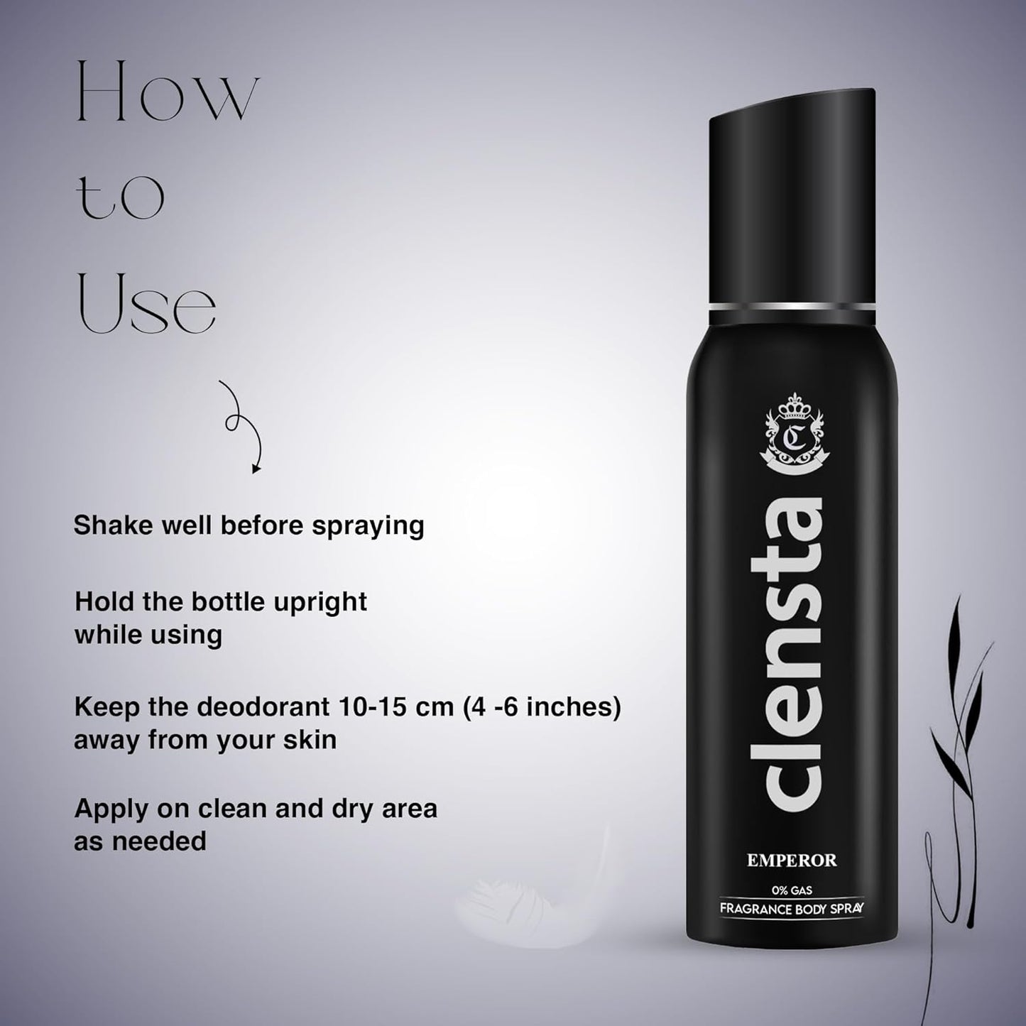 Clensta Deo Perfume (Pack of 4) - 150ml