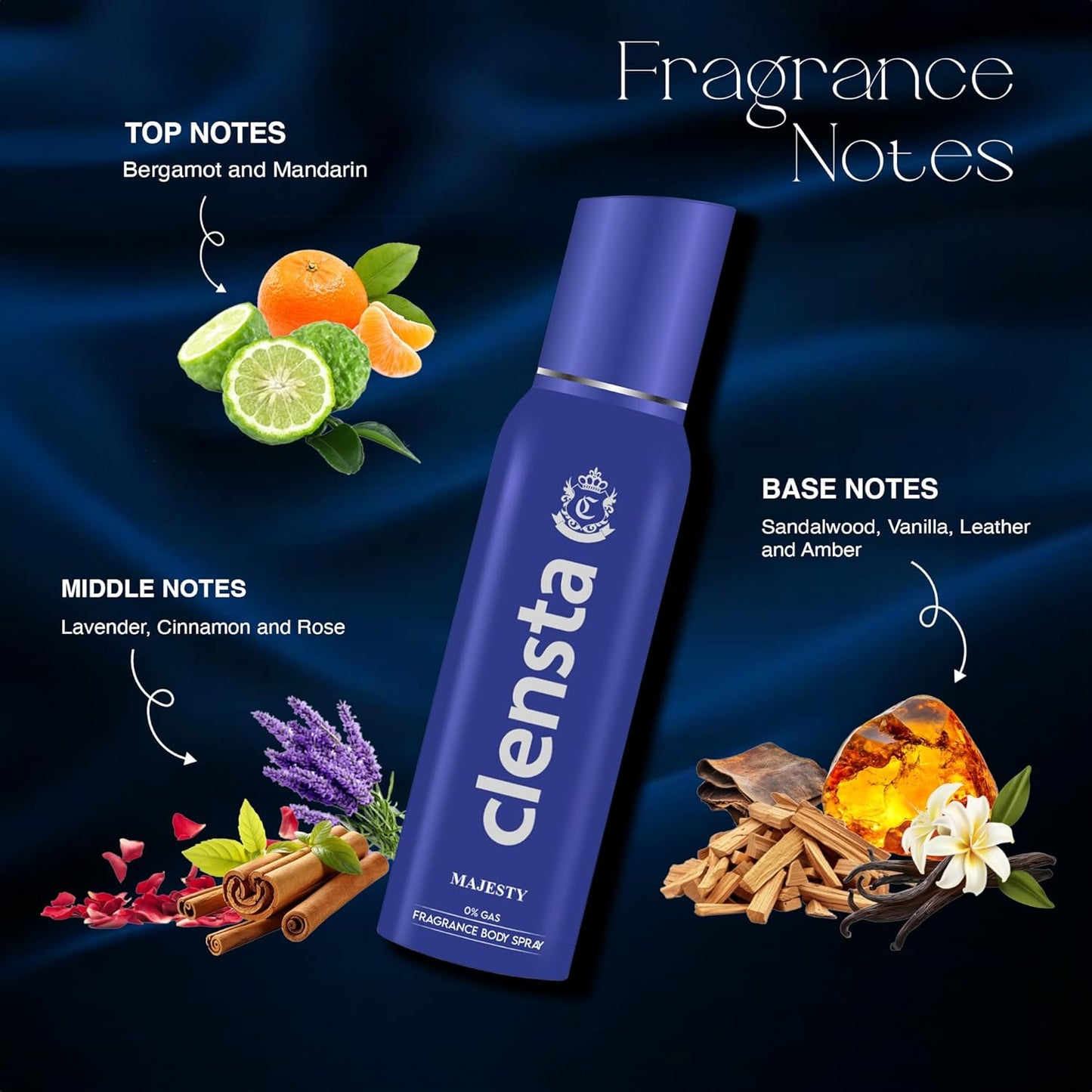Clensta Deo Perfume (Pack of 4) - 150ml