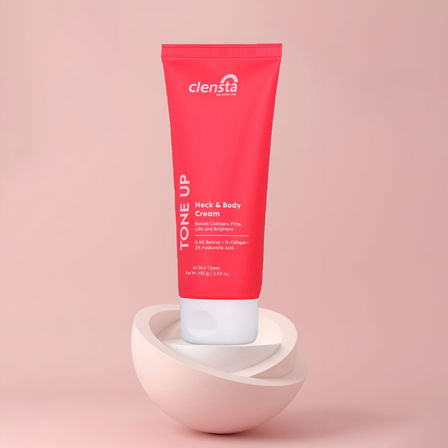 Clensta Tone Up Neck And Body Cream (100gm)