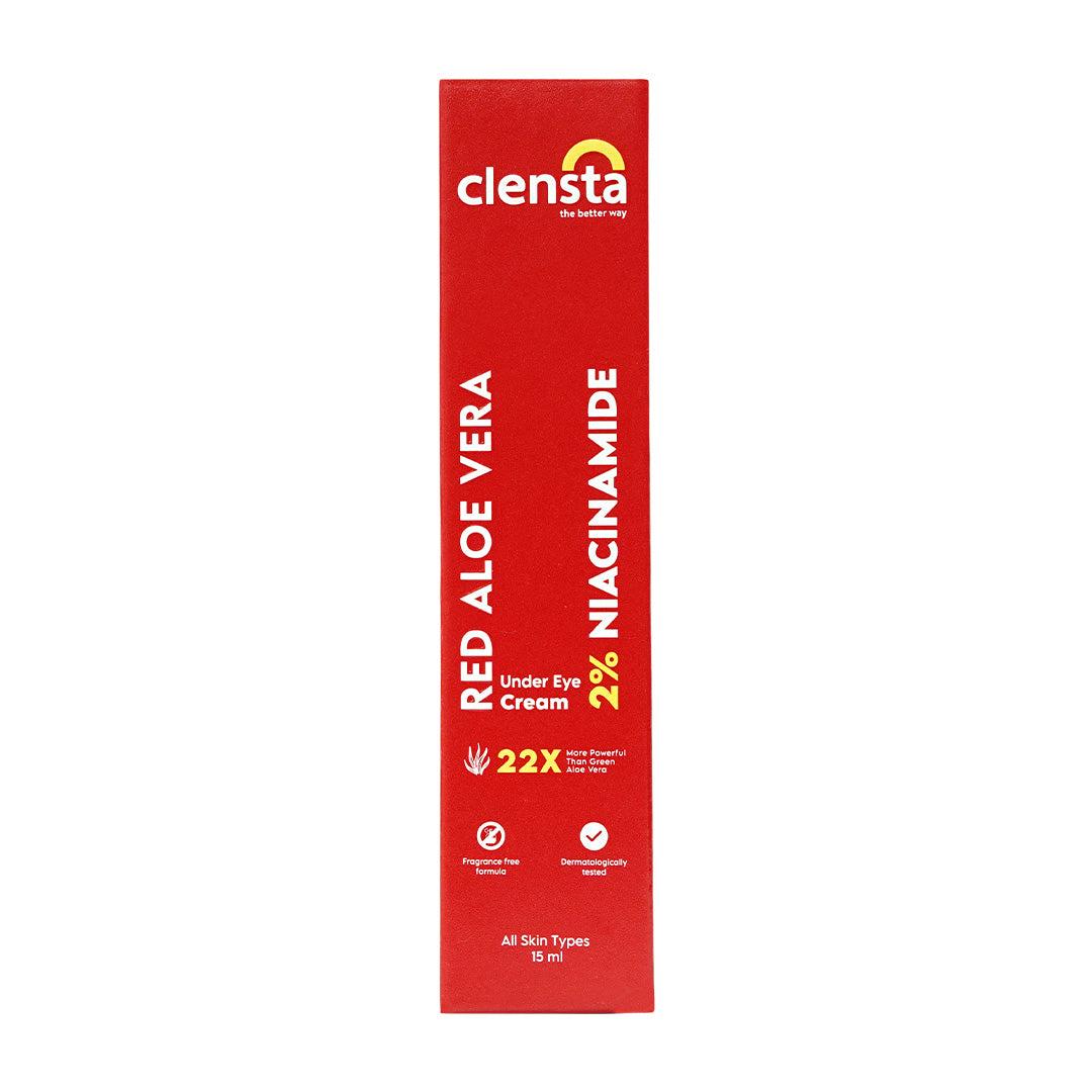 Clensta Red Aloe Vera Under Eye Cream (15ml)