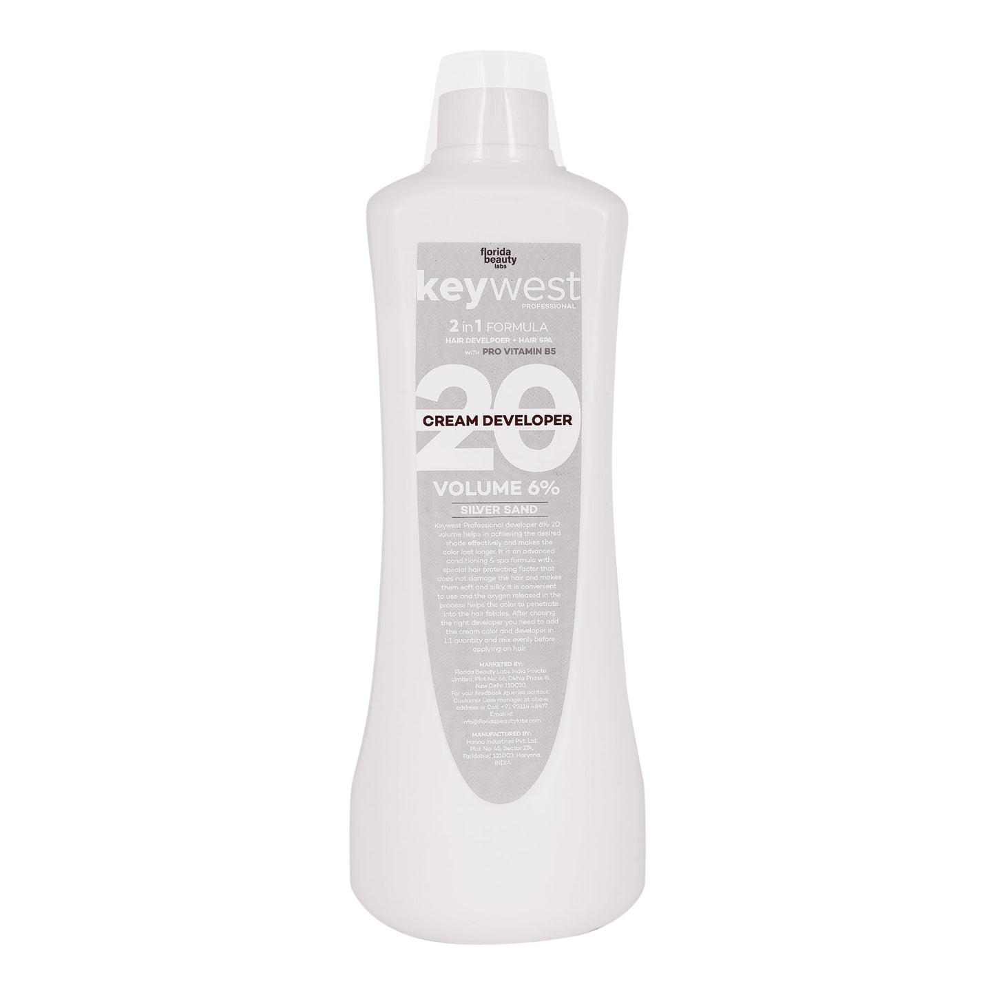 Keywest Professional Silver Sand Developer with Pro Vitamin B5 | 2-in-1 Hair Color with Spa