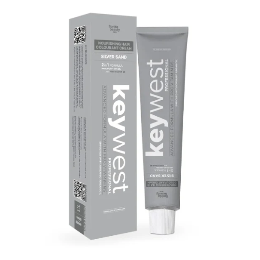 Keywest Professional Silver Sand Hair Color Cream (80g)