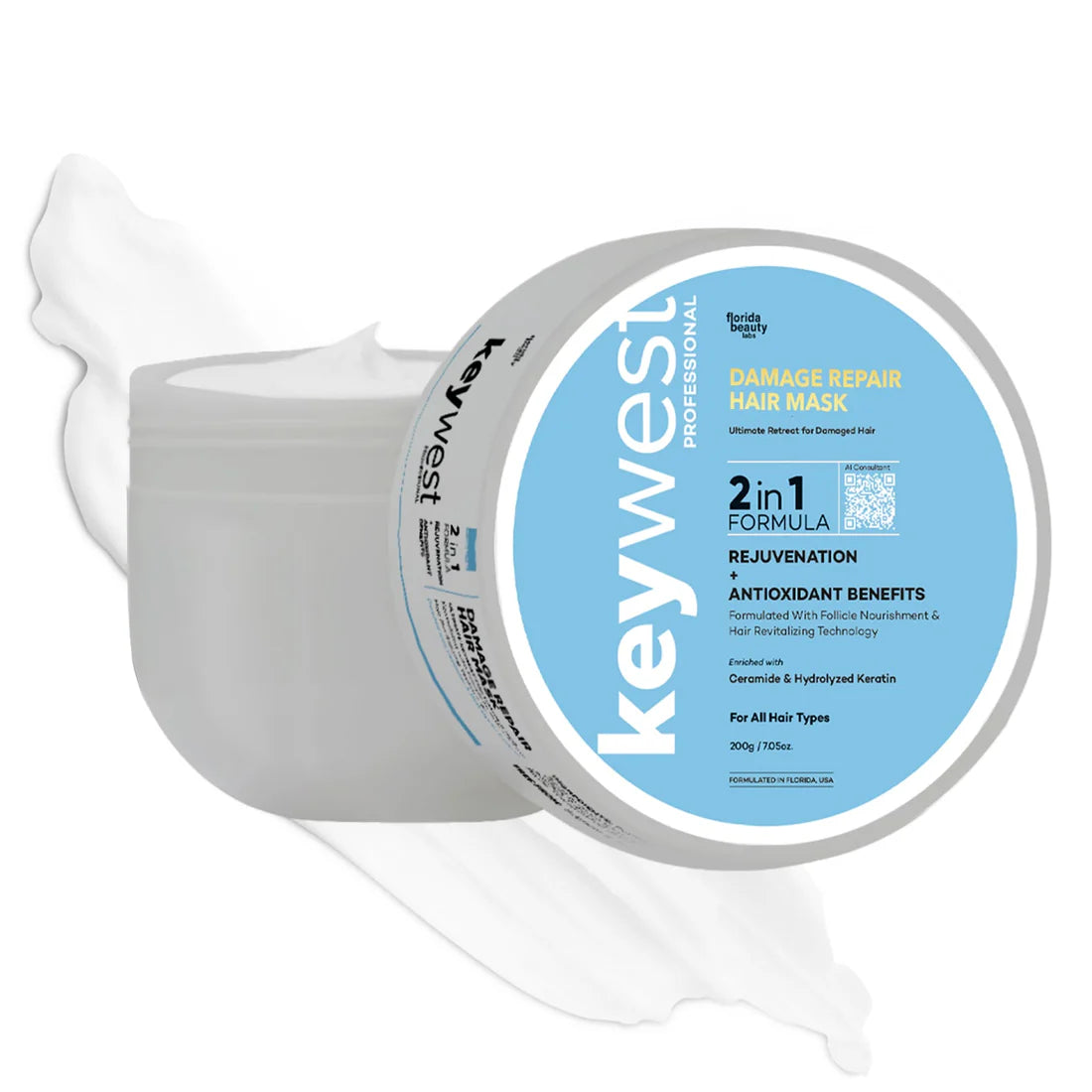 Keywest Professional Damage Repair Kit (Shampoo + Conditioner + Hair Mask)