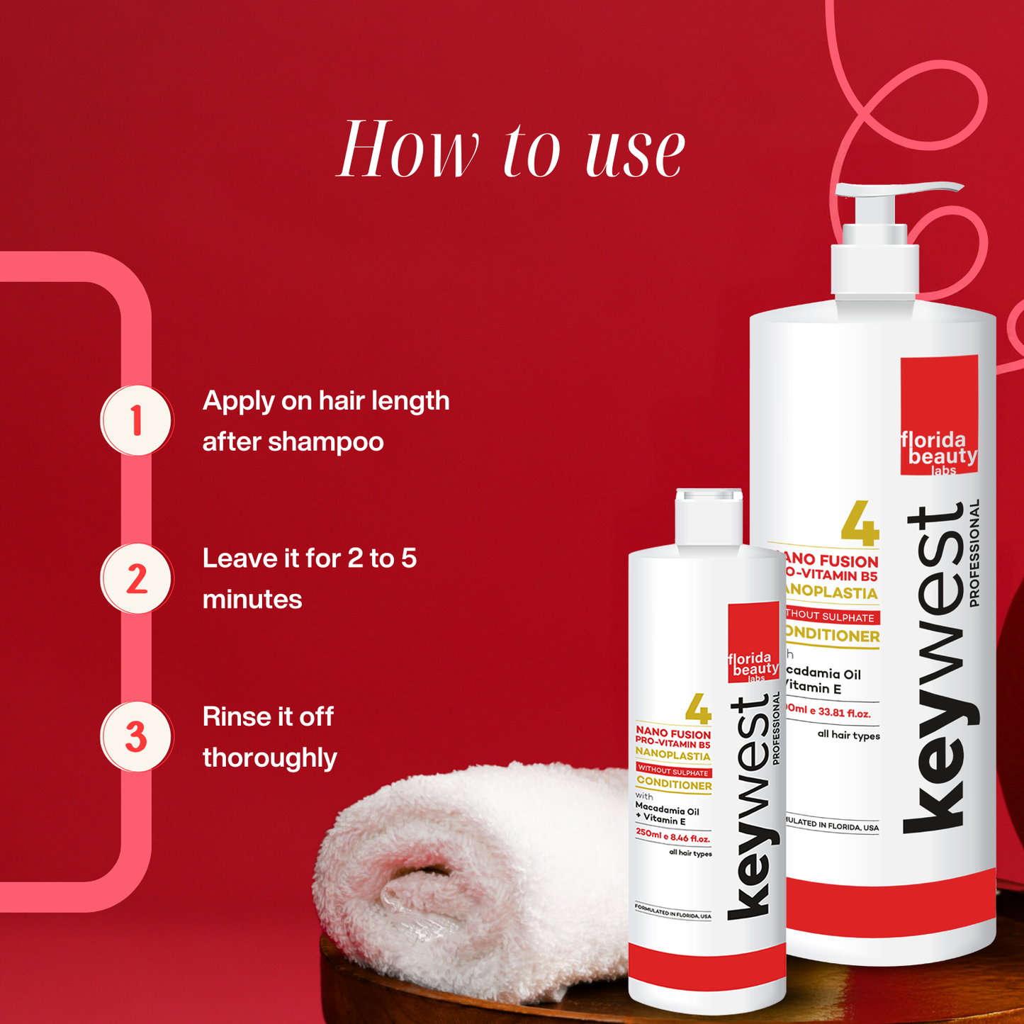 Keywest Professional Nanoplastia Sulphate-free Conditioner (1000ml)