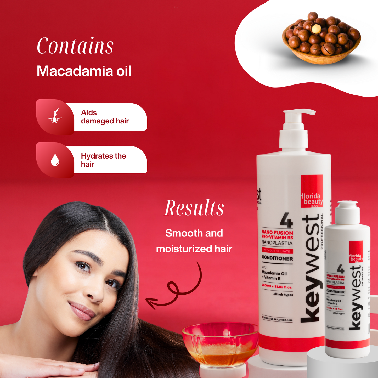 Keywest Professional Nanoplastia Sulphate-free Conditioner (250ml)