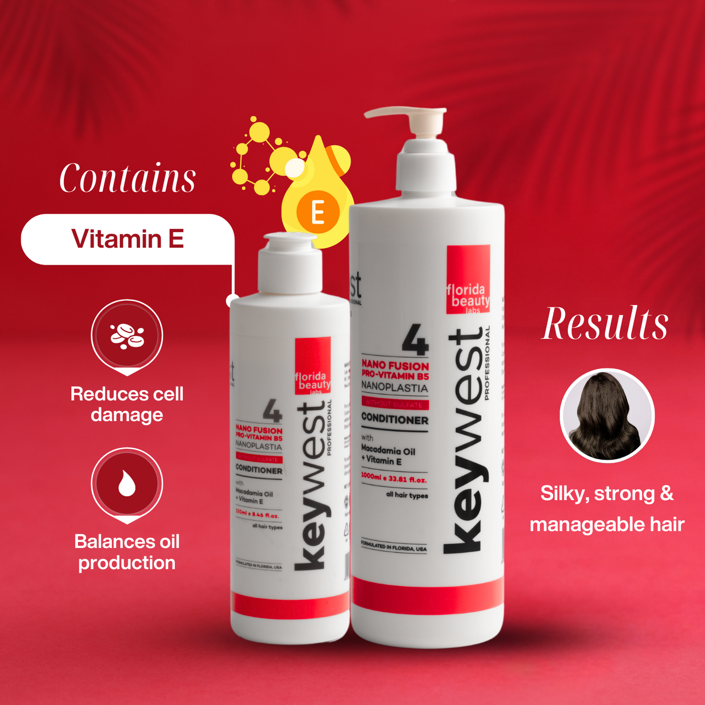 Keywest Professional Nanoplastia Sulphate-free Conditioner (250ml)