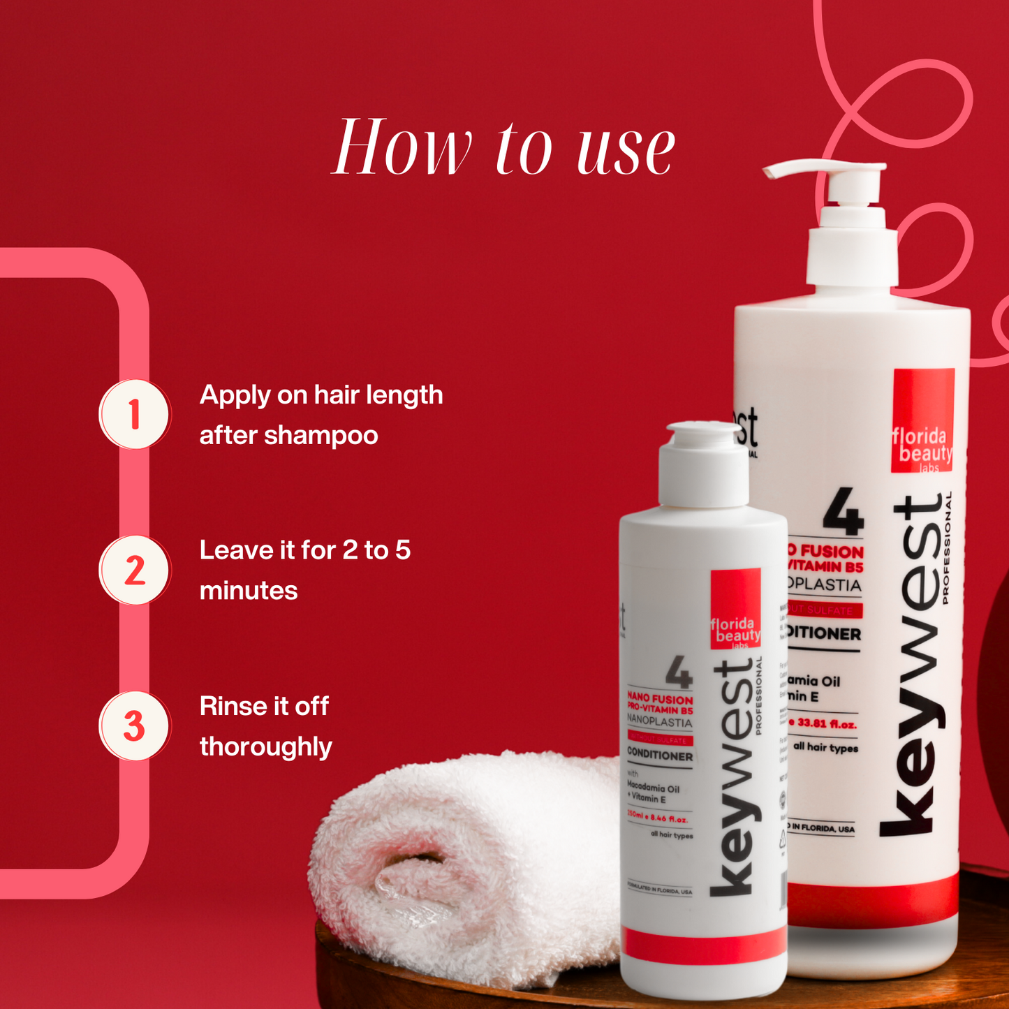 Keywest Professional Nanoplastia Sulphate-free Conditioner (250ml)