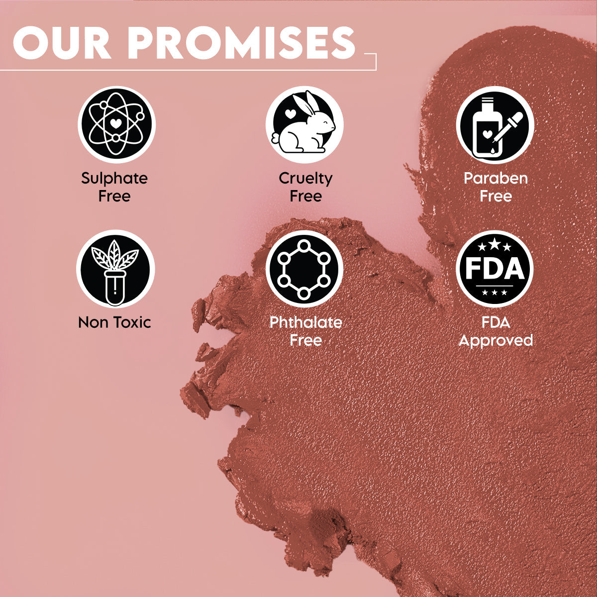 Clensta Lush & Blush Lip, Cheek & Eye Tint - Coral Crush (5gm)