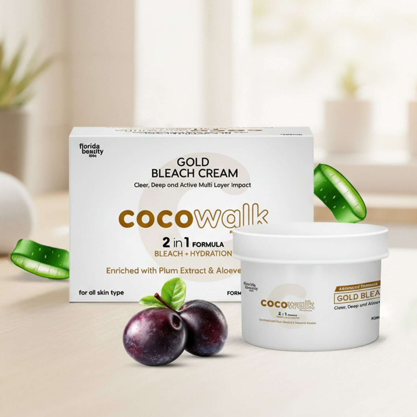Co.Co.Walk Professional Gold Bleach Cream (300gm)