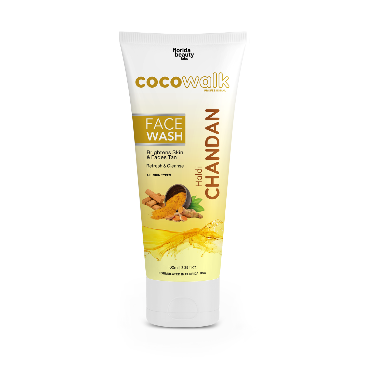 Co.Co.Walk Professional Haldi & Chandan Face Wash (100gm)