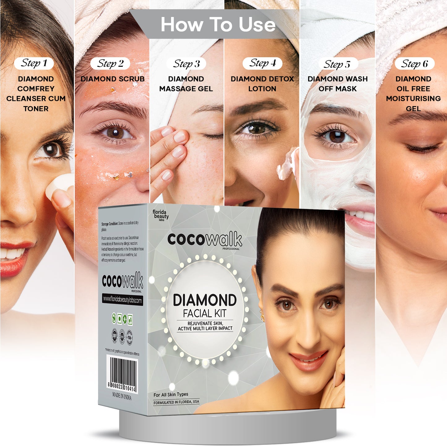 Co.Co.Walk Professional Diamond Facial Kit (60gm)