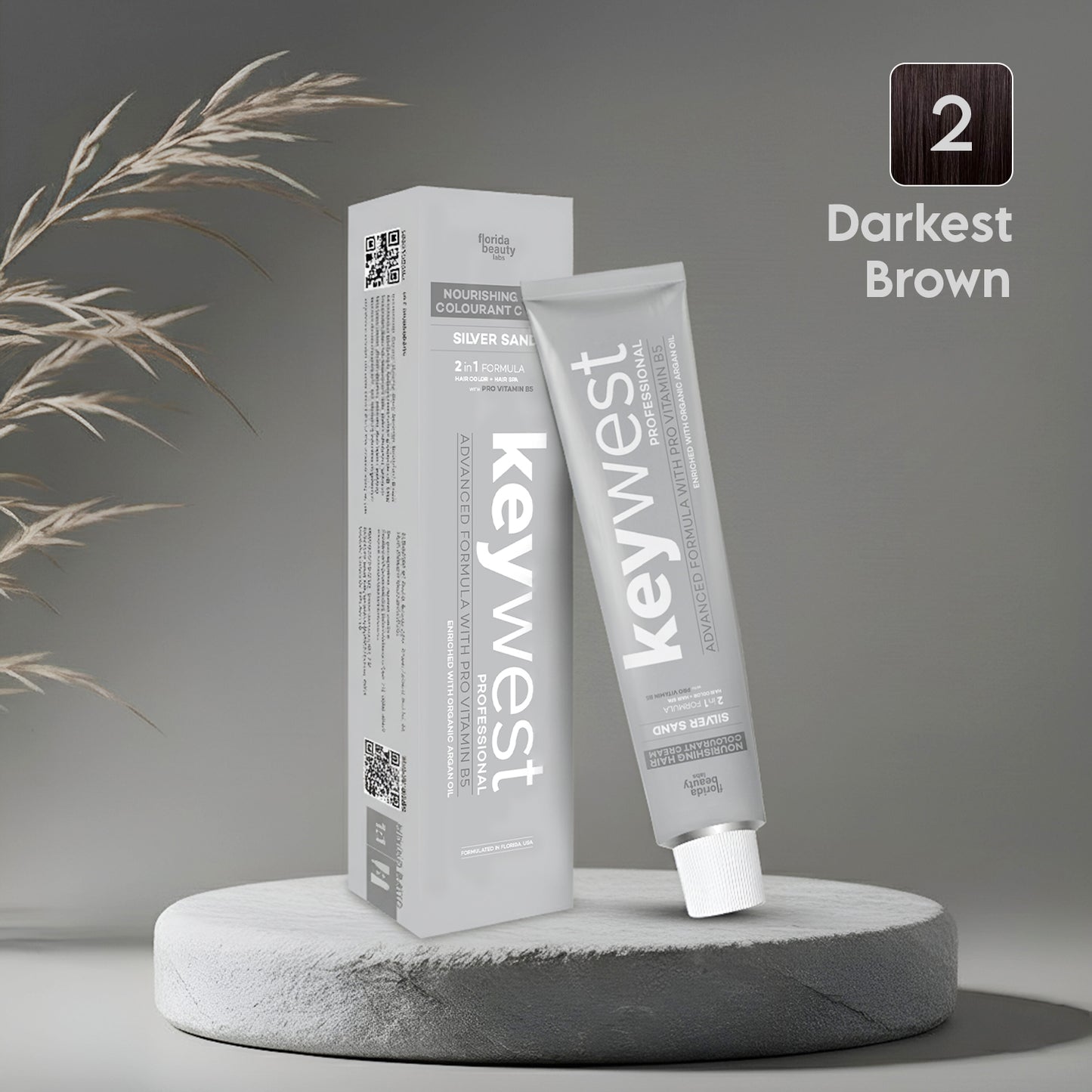 Keywest Professional Silver Sand Hair Color Cream (80g)