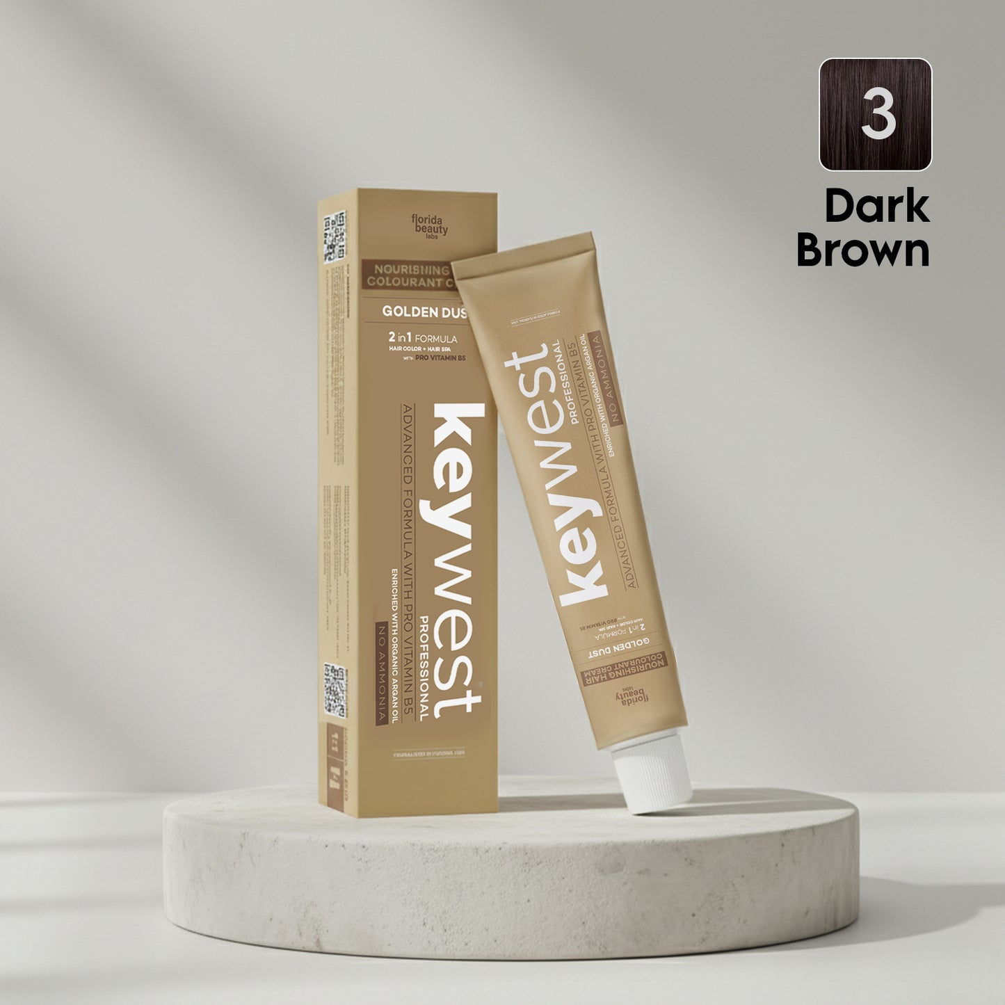 Keywest Professional Golden Dust Hair Color (80gm) Ammonia free