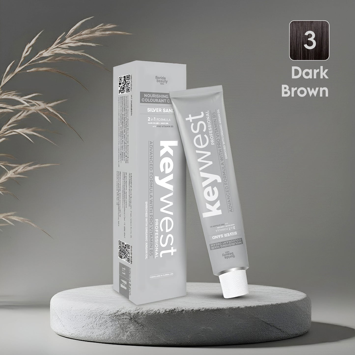 Keywest Professional Silver Sand Hair Color Cream (80g)