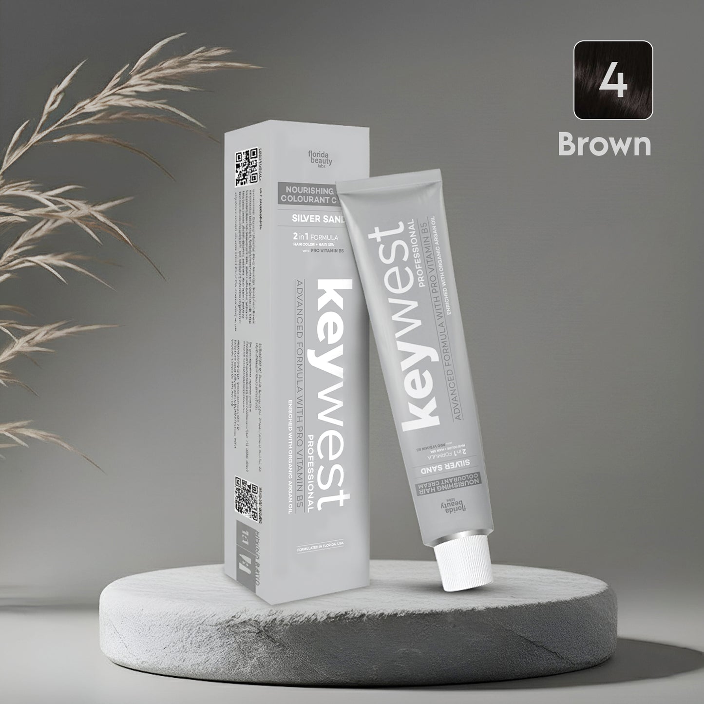 Keywest Professional Silver Sand Hair Color Cream (80g)